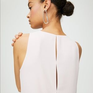 Babaton Maddox Blouse in Lilac Fog sz XS